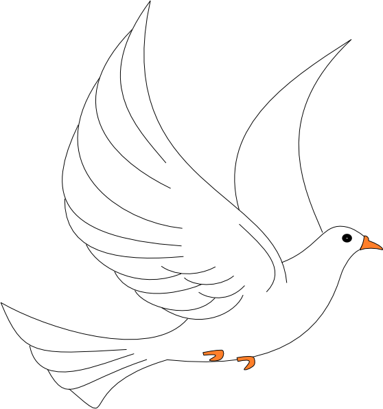 Dove clip art - vector clip art online, royalty free & public domain