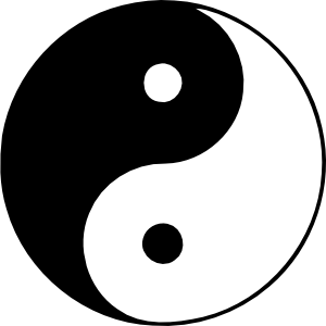 Yin Yang 5 clip art - vector clip art online, royalty free ...