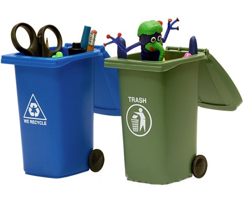 Trash & Recycling Mini Storage Bins | GeekAlerts