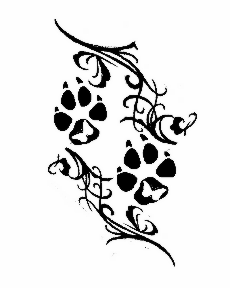 wolf print tattoo design clipart best clipart best wolf print tattoo design clipart best clipart best
