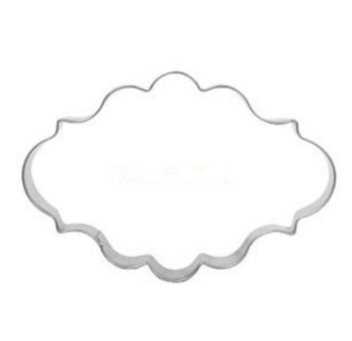 GO CA Plaque Cutter Cookie Frame Cake Oval Square Rectangle ...
