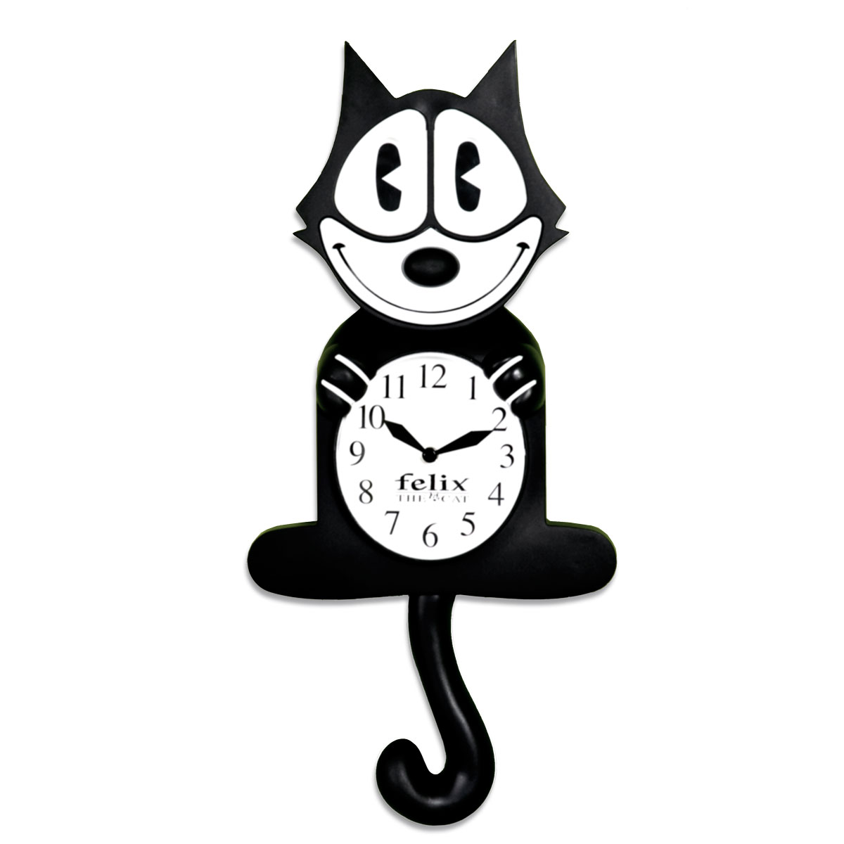 Felix the Cat Animated Wall Clock Vintage Cartoon Clocks