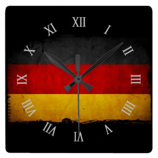 Germany Flag Wall Clocks | Zazzle