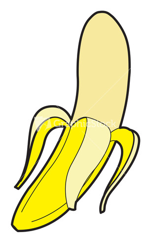 Vector Illustration Of A Banana