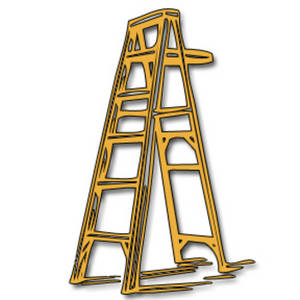 Cartoon ladder clip art