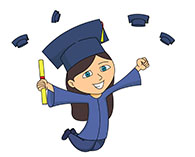 Animated graduation clipart