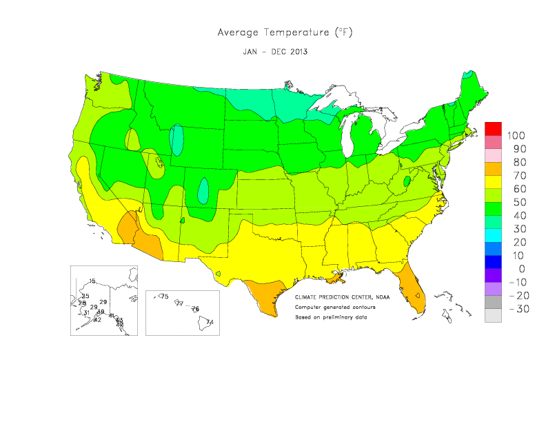 Climate Zone Map Of The United States - ClipArt Best