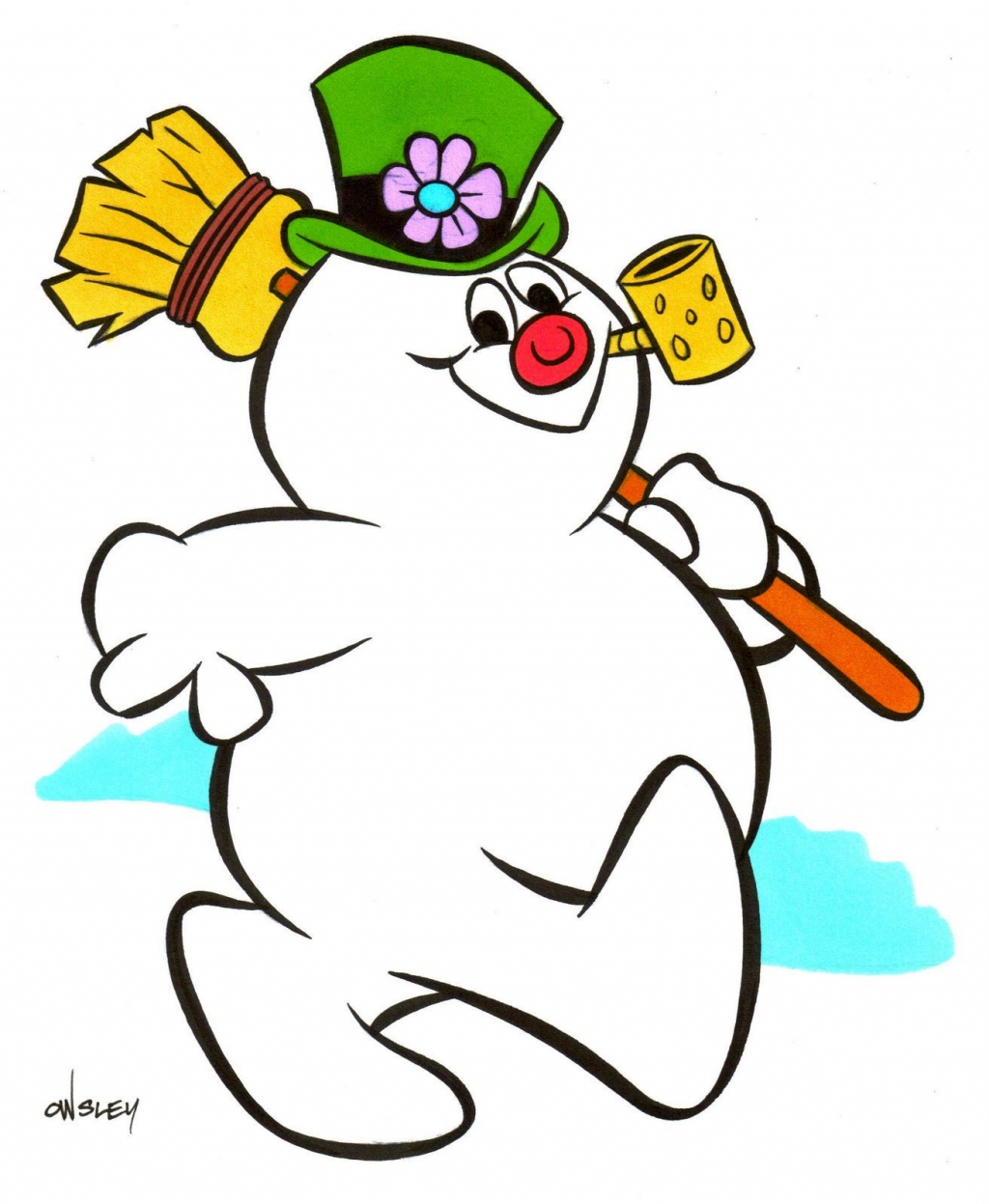 Frosty the snowman clip art