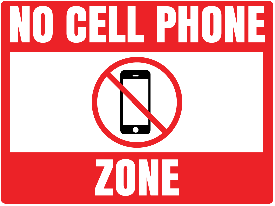 No Cell Phones Allowed Caution Signs <-- Create a Sign & Instant ...