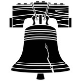 Liberty Bell Silhouette" Stock image and royalty-free vector files ...