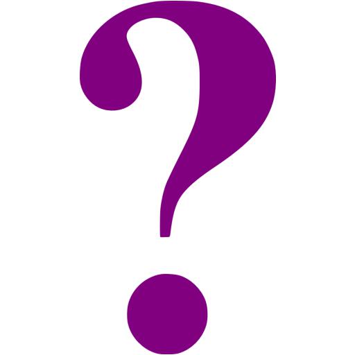 Purple question mark icon Free purple question mark icons ClipArt