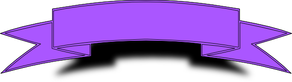 Purple Banner Clip Art - vector clip art online ...