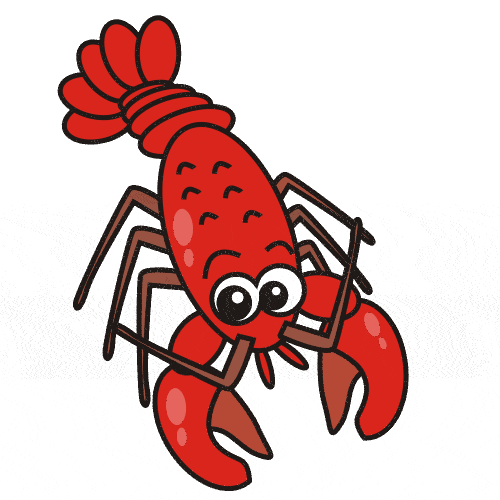 free cartoon lobster clip art - photo #7