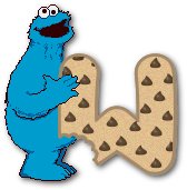 Cookie monster Alphabet Graphics and Animated Gifs
