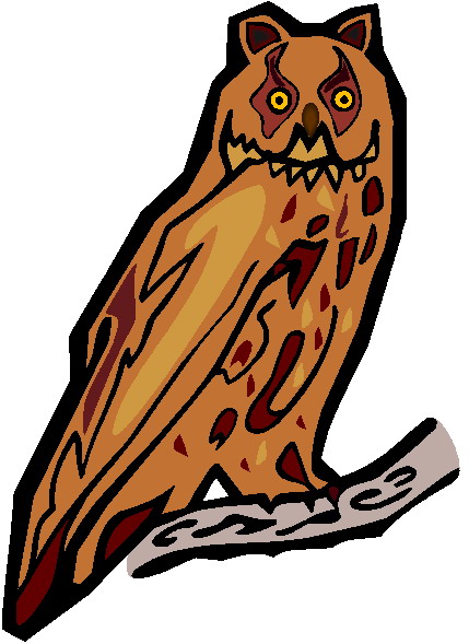 owl tracks clipart - photo #3