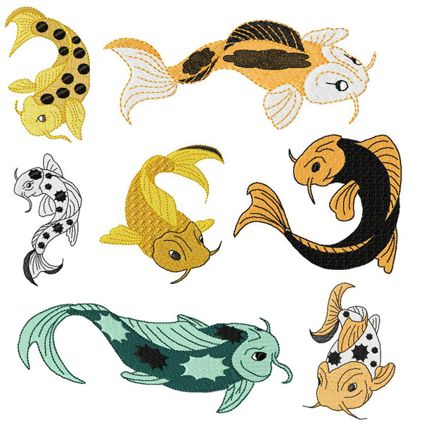 clip art koi fish - photo #36