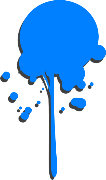 Blue Paint Drip clip art - vector clip art online, royalty free ...