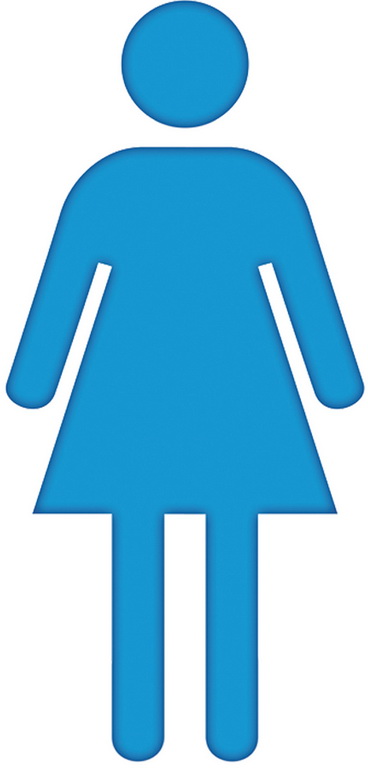 Woman Symbol Life-Size Cardboard Standee 939