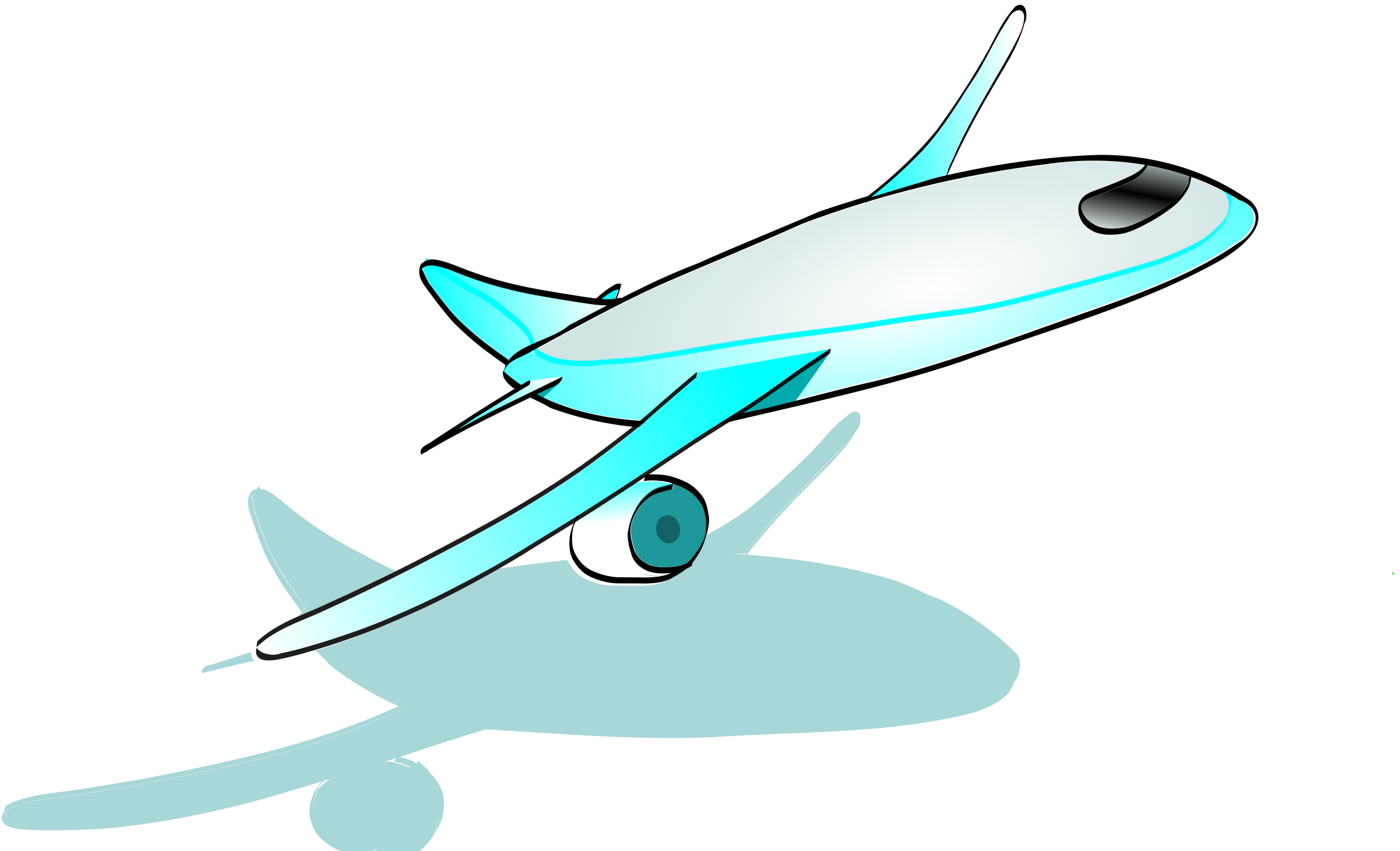 clipart airplane top - photo #11