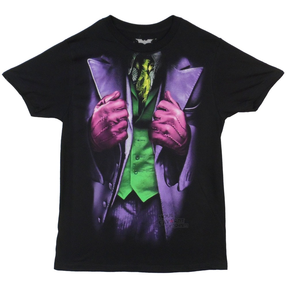 joker black tuxedo