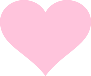 Light Pink Heart clip art - vector clip art online, royalty free ...