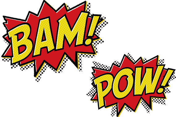 Superhero Birthday: Wham! Sock! Pow! How To | The Society Diaries