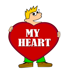 My Heart - Free Clip Art Animation