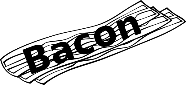 Bacon clip art - vector clip art online, royalty free & public domain