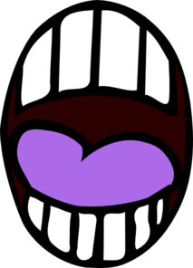 mouth-open-light-purple-tounge ...