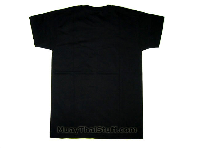 Muay Thai T-Shirt Plain Black [MT17] | Muay Thai Stuff ...