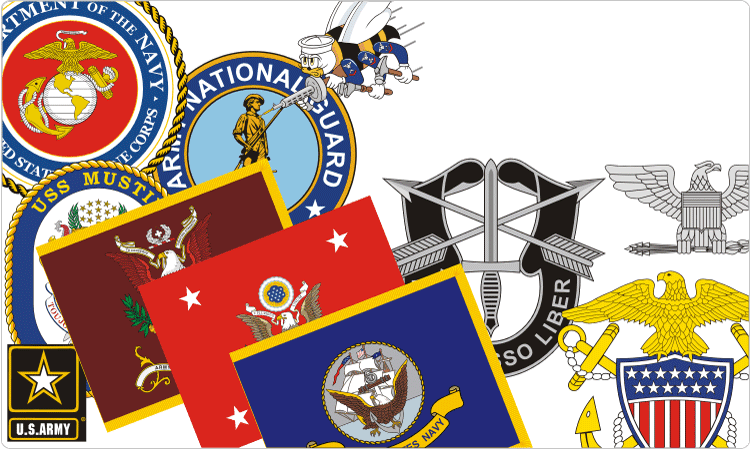 U.S. Military Insignia - Vector images on CD or by download