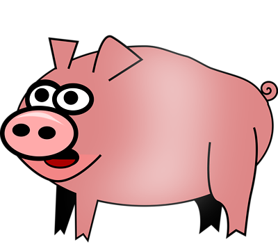 Free Stock Photos | Illustration Of Cartoon Pig | # 15161 ...