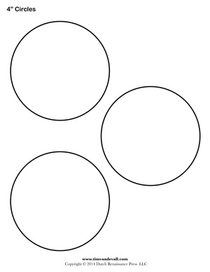 Circle Templates | Blank Shape Templates | Free Printable PDF