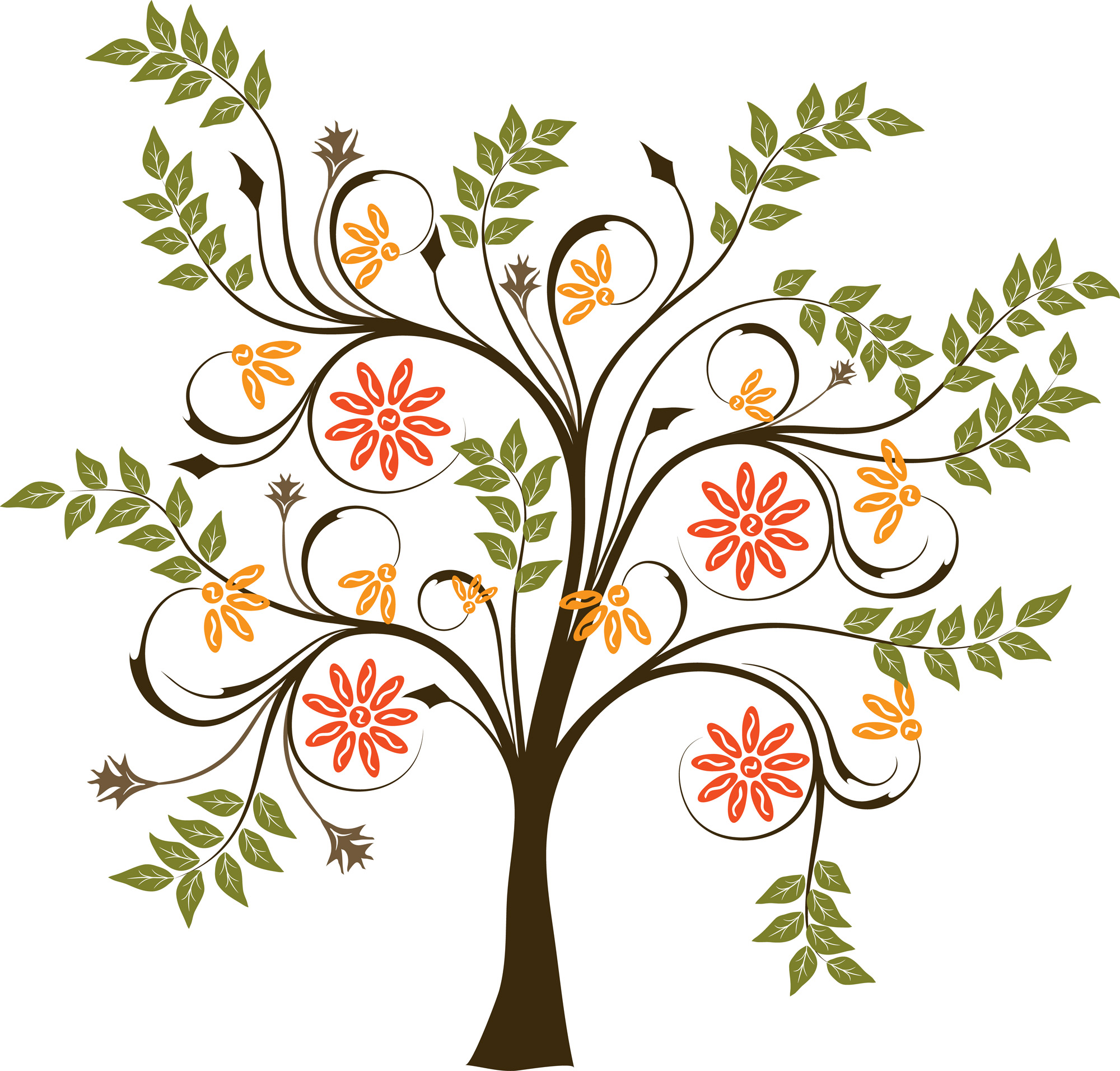 tree designs clip art - photo #41