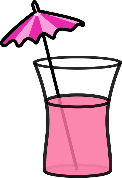 Pink Cocktail Clipart, vector clip art online, royalty free design ...