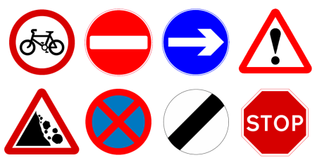 Road Signs Symbols - ClipArt Best