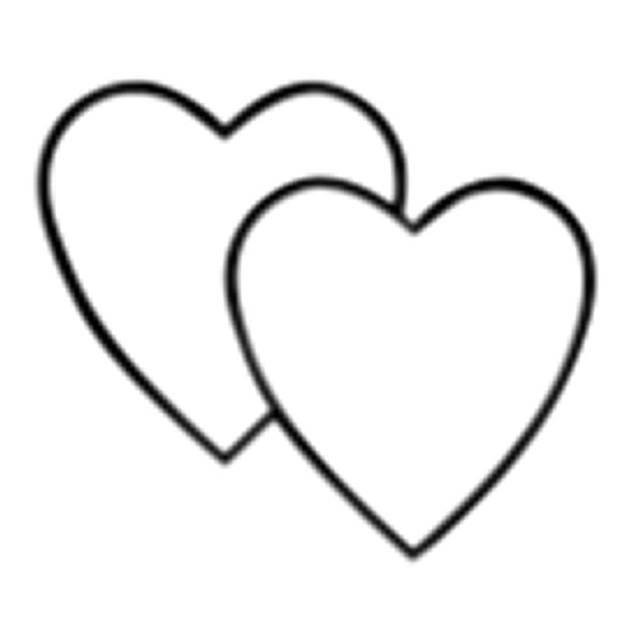 free clip art double hearts - photo #18