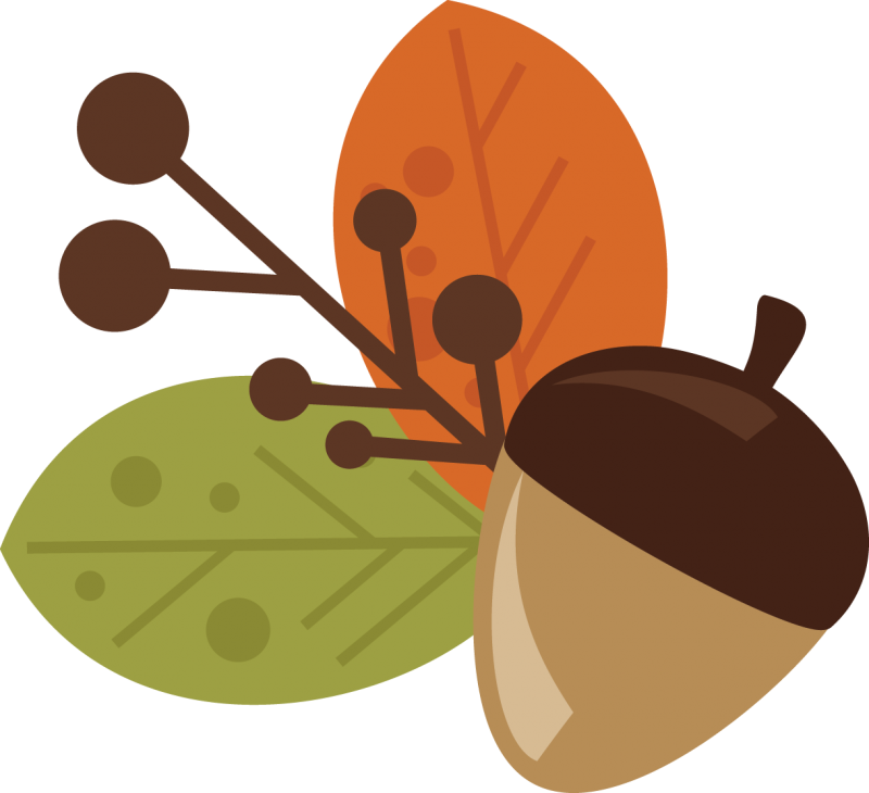 Acorn and Leaves free svg files free svg files for scrapbooking