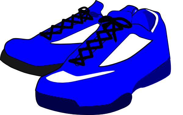 Blue Shoes Clip Art