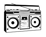 deviantART: More Like 80s boombox vector by