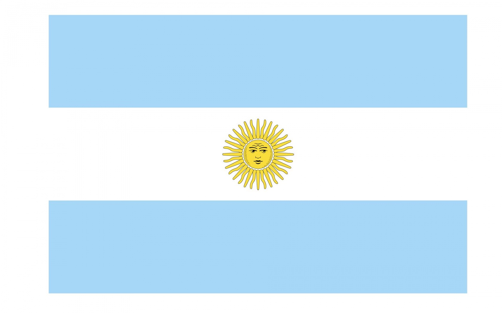 Argentina Flag Wallpapers 2560x1600