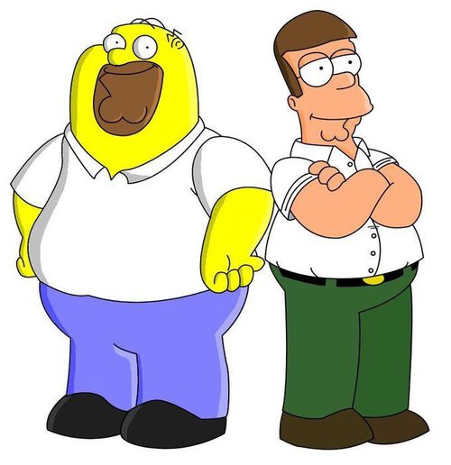 Funny Cartoon: Family Simpson and Homer Guy | Picture 19977