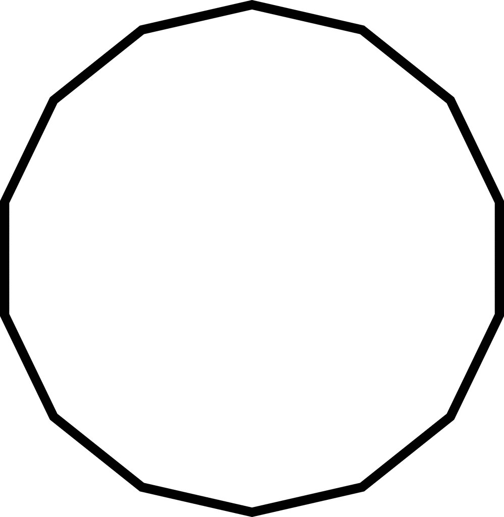 14-sided Polygon | ClipArt ETC