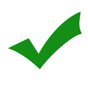 Clipart green check mark