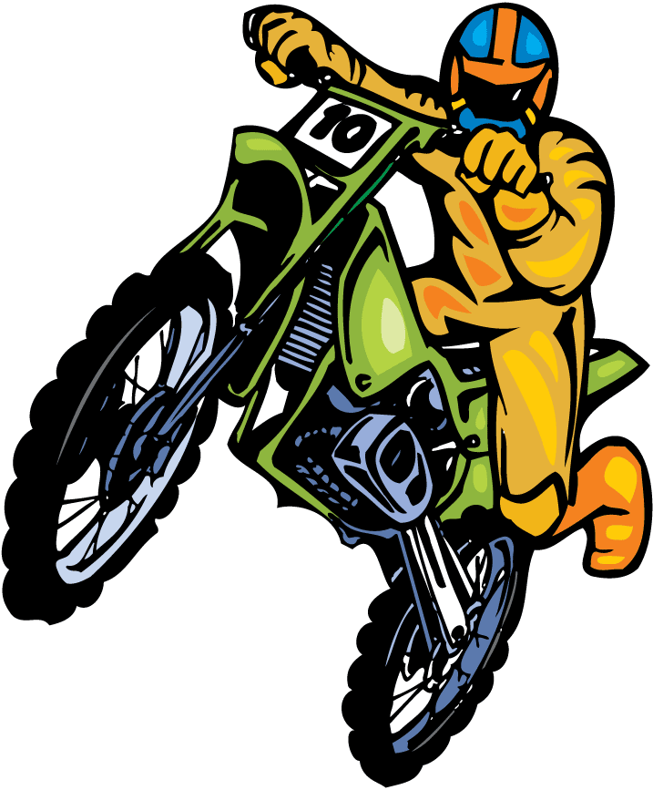 free clip art dirt bike - photo #12