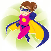 Girl Super Hero Clip Art - Free Clipart Images