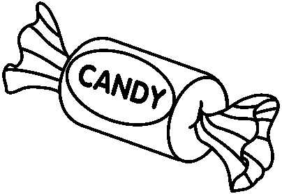 Candy Corn Clip Art Black And White - Free Clipart ...