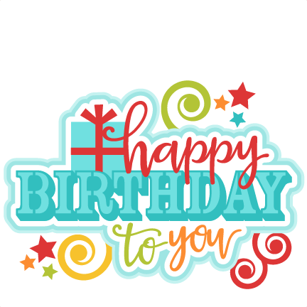 Happy Birthday To You Clipart