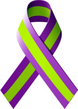 1000+ images about Purple and Green Awareness Ribbon