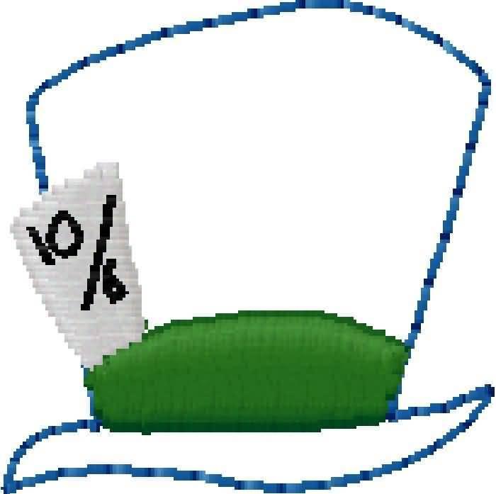 Mad Hatter Hat Clipart